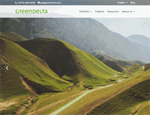 Tablet Screenshot of greendelta.com